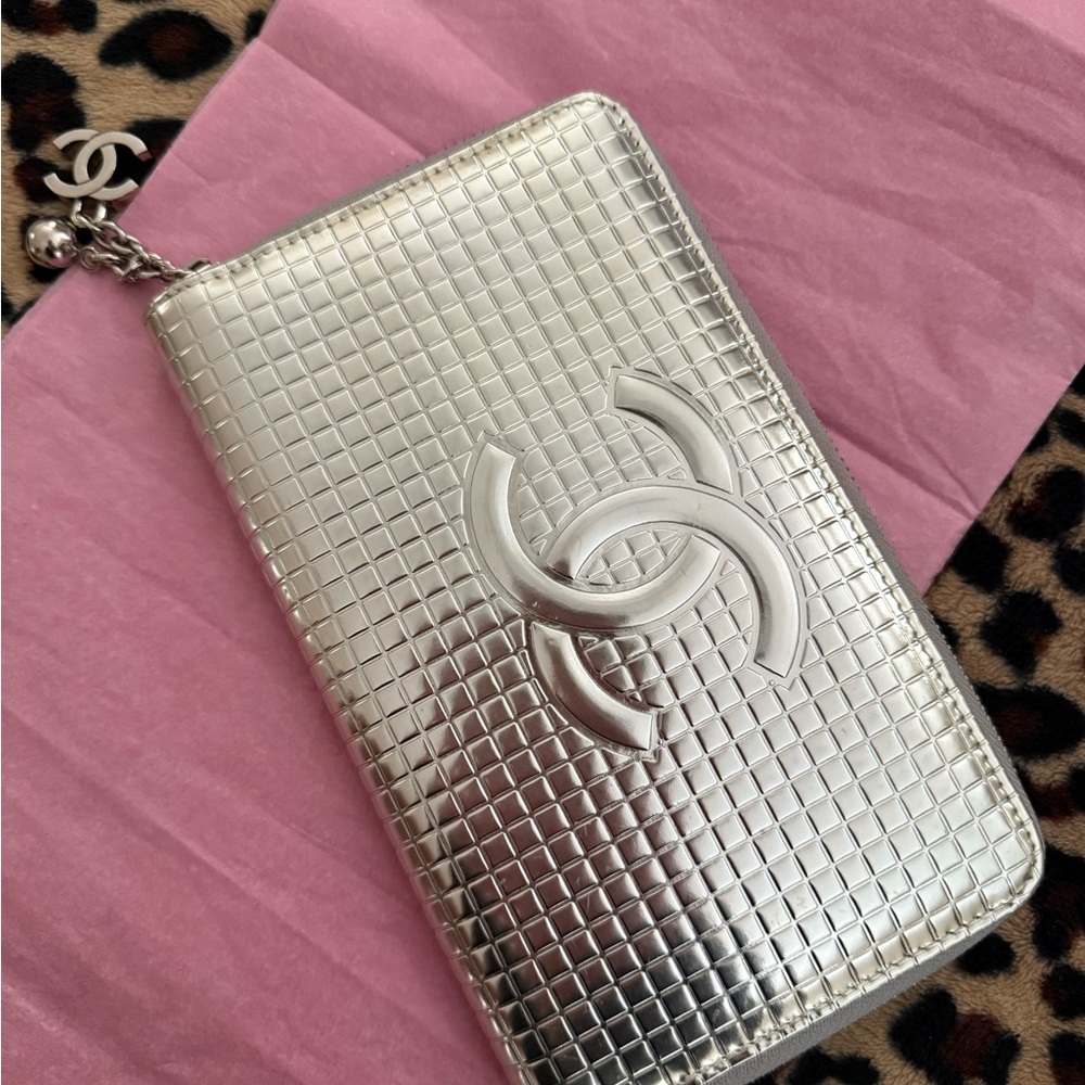 Chanel Silver Wallet
